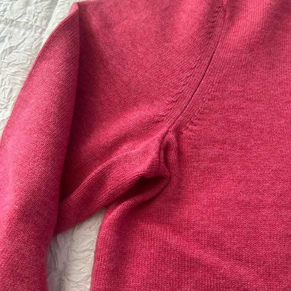 NWOT Vineyard Vines Men's Size M Quarter Zip-Up Sweater in Deep Pink - Picture 5 of 13